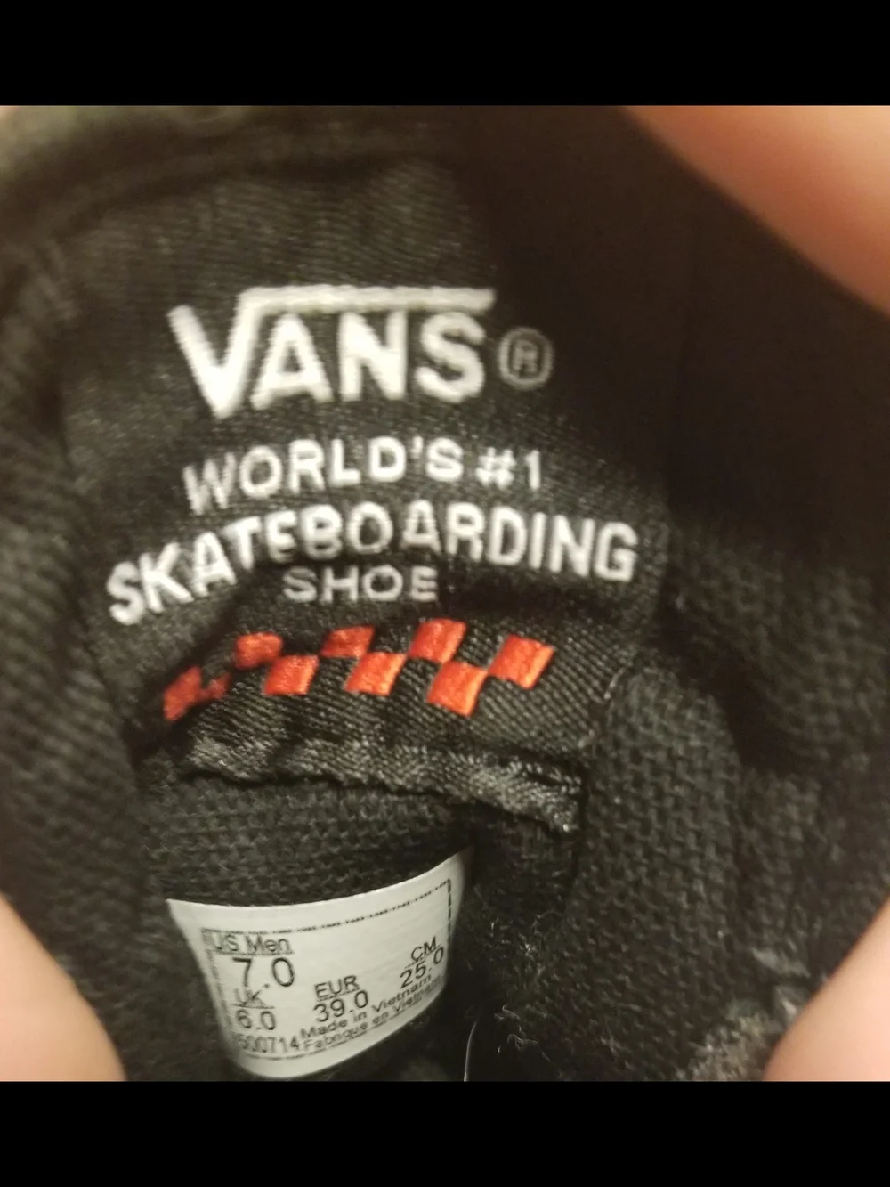 Vans laces rubber